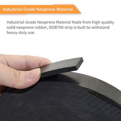 Neoprene Rubber Strips 1 (25 Foot)