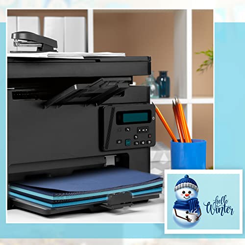 100 Sheets 5 Shades Cardstock Paper (100 Count)