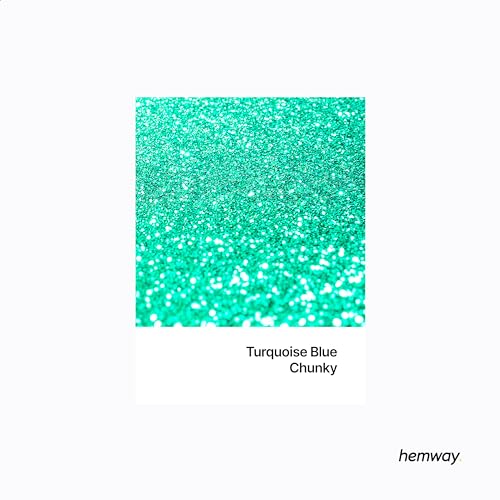Resin Glitter Turquoise Blue 100g Chunky (3.5 Ounce)