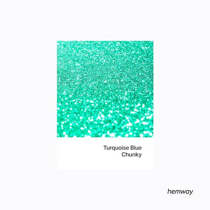 Resin Glitter Turquoise Blue 100g Chunky (3.5 Ounce)