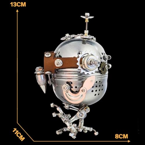 3D Metal Puzzle for Adults Mechanical Owl Egg 3D Model Kit (110 Count)