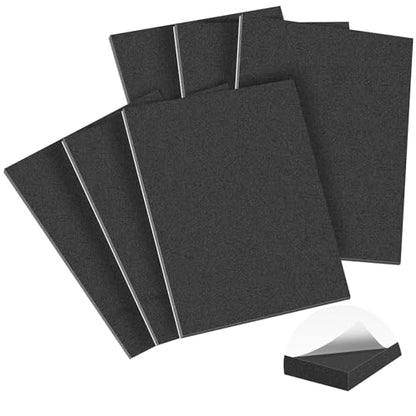 6 PCS Adhesive Foam Padding Sheets Closed Cell Self Adhesive Sticky Foam Pads (6 Count)