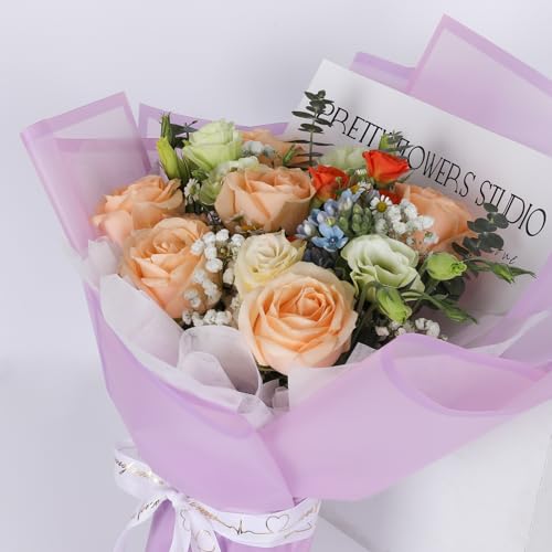20 Sheets Flower Wrapping Paper (20 Count)