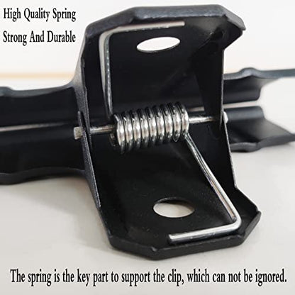 Black Large Bull Clips (10 Count)