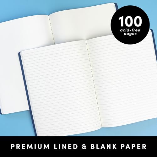 Soft Cover Blank Journal Notebook (2 Count)