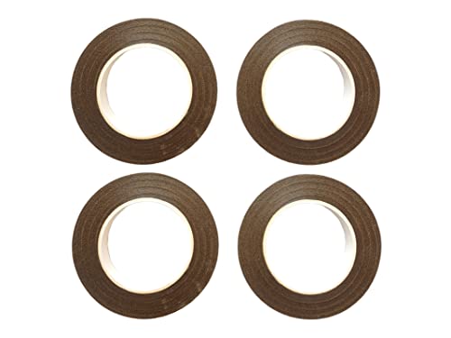 4 Rolls 1 2 Inch Floral Tapes Florist Wraps for Bouquet Stem and Flowers Making Craft Projects (360 Foot)