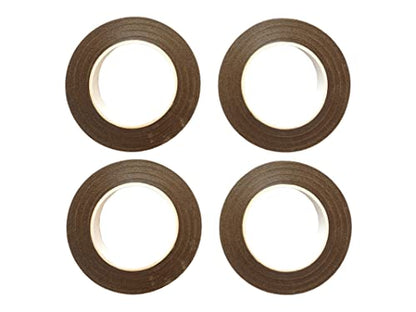 4 Rolls 1 2 Inch Floral Tapes Florist Wraps for Bouquet Stem and Flowers Making Craft Projects (360 Foot)