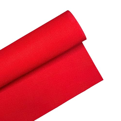 2 Sheets of Red 14 Count Aida Cloth