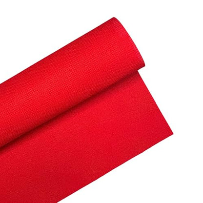 2 Sheets of Red 14 Count Aida Cloth