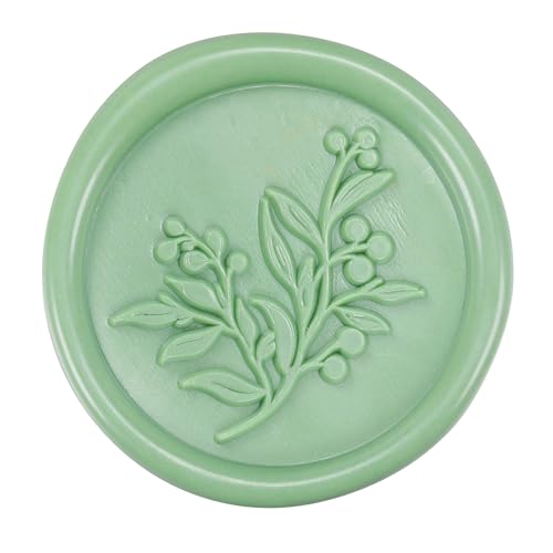 15Pcs Sage Green Glue Gun Sealing Wax Sticks for Wax Seal Stamp (15 Count)