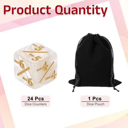 24Pcs Magic Dice Counters (24 Count)