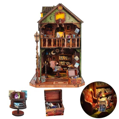 DIY Miniature House Kit Book Nook Kit for Adults to Build Mini Magic House