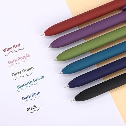 Colored Gel Pens 24 Pack 0.7mm Medium Point Pens for Journaling (24 Count)