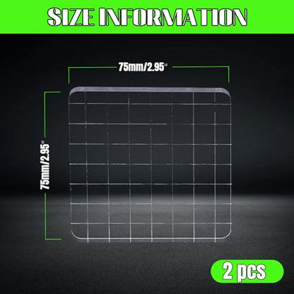 2Pcs Clear Stamp Blocks Set (2 Count)