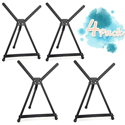 4 Pack 15" to 21" Tabletop Easel for Painting &Display