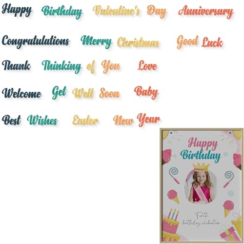 Word Die Cuts for Card Making