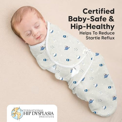 Newborn Swaddles with Zippers (3 Count)