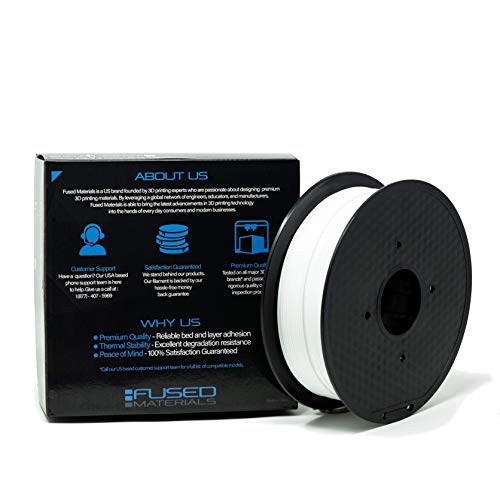 White PLA 3D Printer Filament (35.27 Ounce)