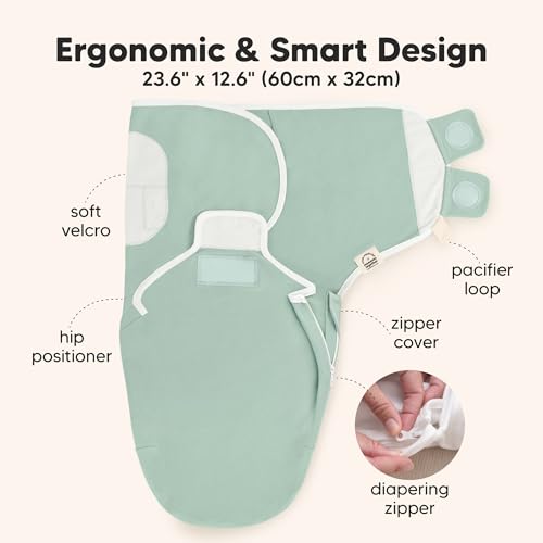 Newborn Swaddles with Zippers (3 Count)