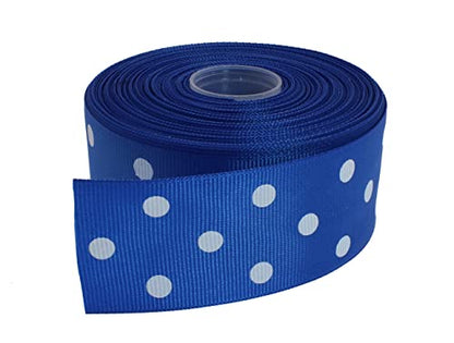 Polka Dot Grosgrain Ribbon 25 Yard Each Roll 100% Polyester