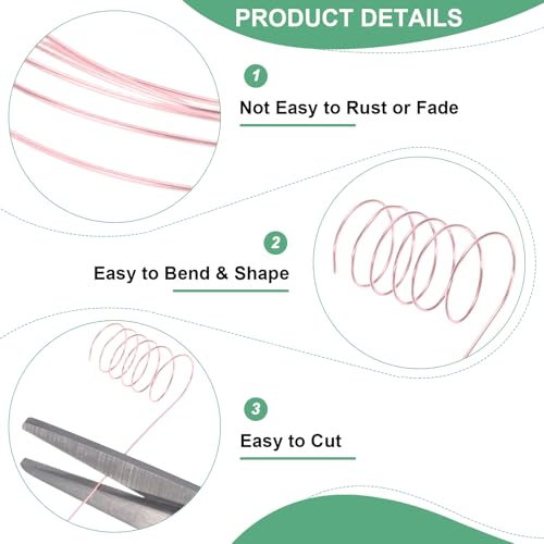 0.2 mm 32 Gauge Copper Wire for Jewelry Making