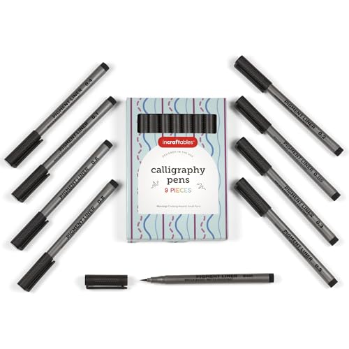 Calligraphy Brush Pens (9 Count)