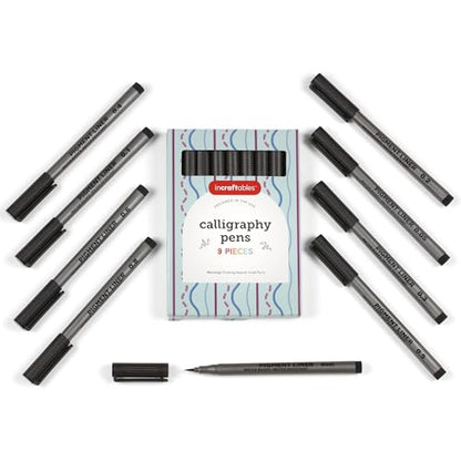 Calligraphy Brush Pens (9 Count)