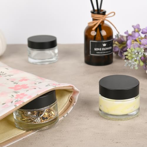 Glass Jars with Lids (24 Count)