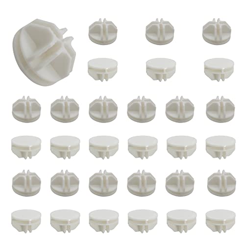 32 Pcs White Plastic Connector for Wire Grid Cube (32 Count)