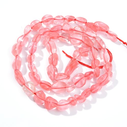 Cherry Quartz Pebble Nugget Oval Free Tumbled Stone 6
