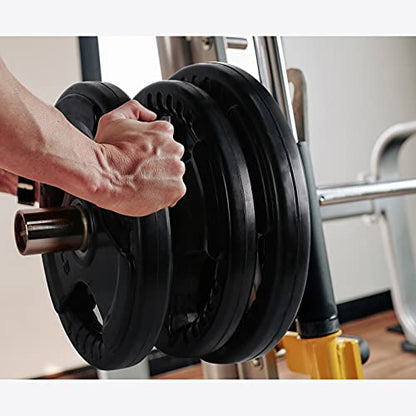 Olympic Rubber Grip Weight Plates (16 Count)