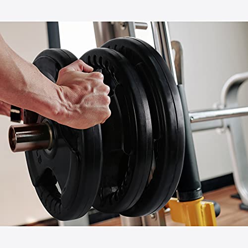 Olympic Rubber Grip Weight Plates (6 Count)