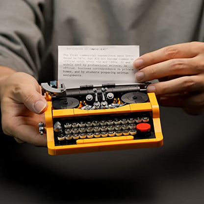 Typewriter Building Set for Adults (26 Count)
