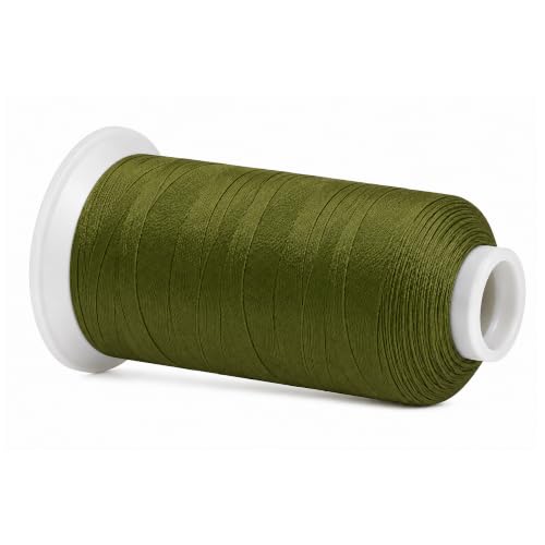 Olive Green Tex 90 Upholstery Polyester Heavy Duty Thread