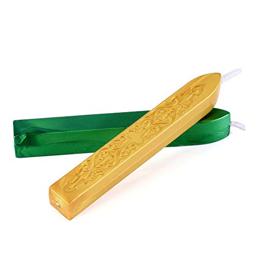 5Pcs Christmas Sealing Wax Sticks with Wicks for Wax Seal Stamp (5 Count)