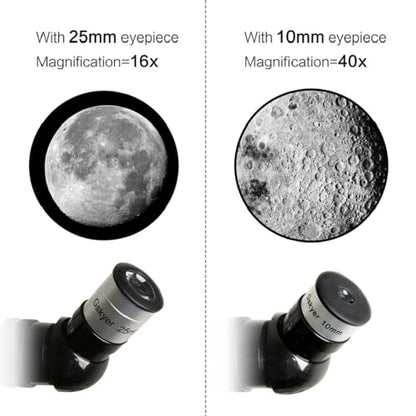 Telescope 70mm Aperture 400mm AZ Mount Astronomical Refracting Telescope for Kids Beginners
