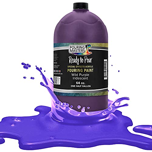 Pouring Masters Wild Purple Iridescent Special Effects Acrylic Pouring Paint (64 Fl Oz)