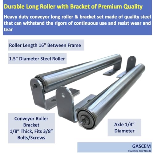 Long Roller with Bracket Set (2 Count)