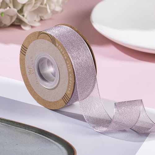 1 Inch Wide Sheer Chiffon Ribbon