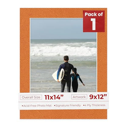 11x14 Mat Bevel Cut for 9x12 Photos