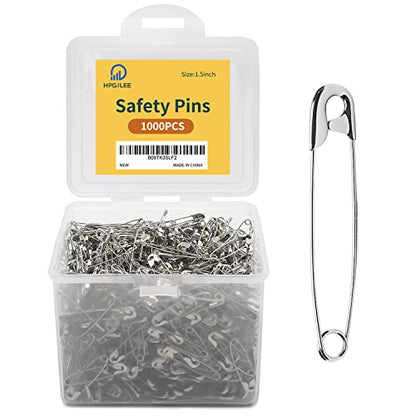 1000 Silver Sewing Pins (1000 Count)