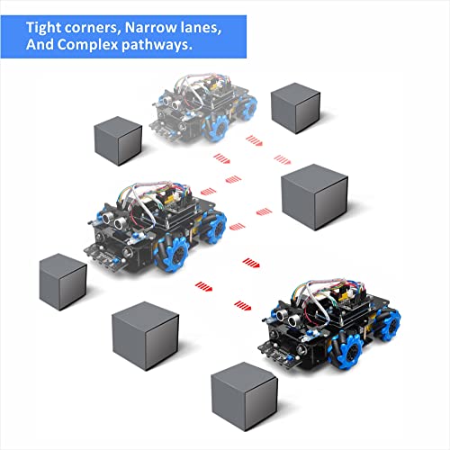 Omni Directional Mecanum Wheel Robot Car for Arduino STEM Coding Learning