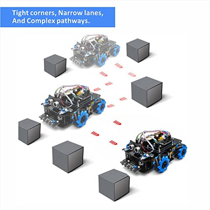 Omni Directional Mecanum Wheel Robot Car for Arduino STEM Coding Learning
