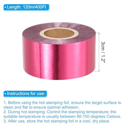 1.2"x400Ft Hot Stamping Foil Paper