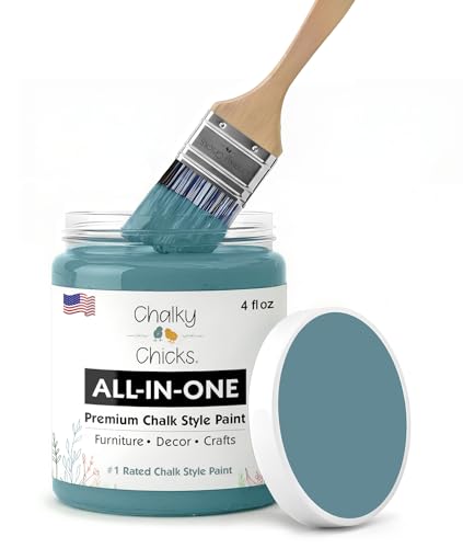 Y Blue 4 Fl Oz Chalk Paint for Furniture All in One
