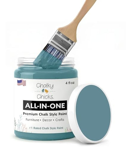 Y Blue 4 Fl Oz Chalk Paint for Furniture All in One