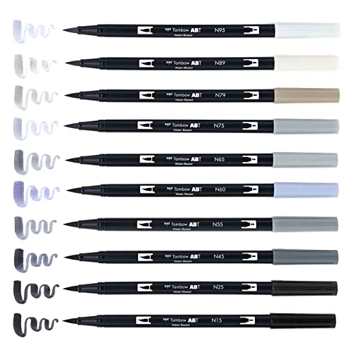 56171 Dual Brush Pen Art Markers (10 Count)