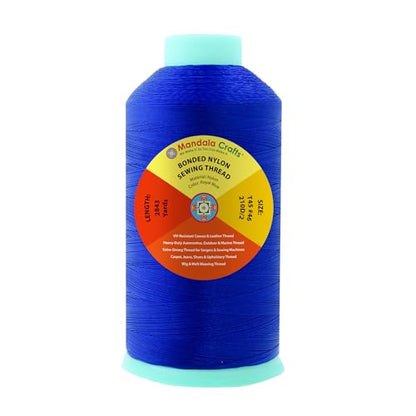 Size 46 210D T45 Royal Blue Bonded Nylon Thread