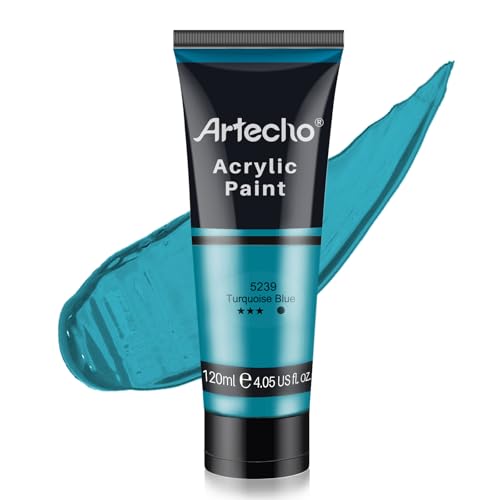 Turquoise Blue Acrylic Paint 120ml (4.05 Fl Oz)