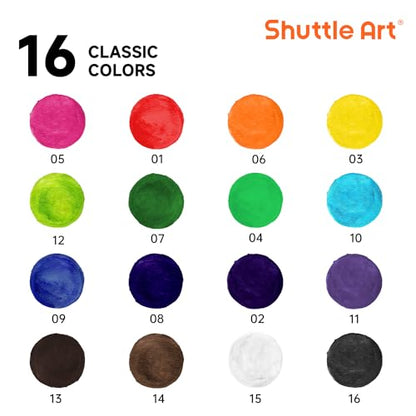 16 Colors Watercolor Paint Set Bulk (24 Count)